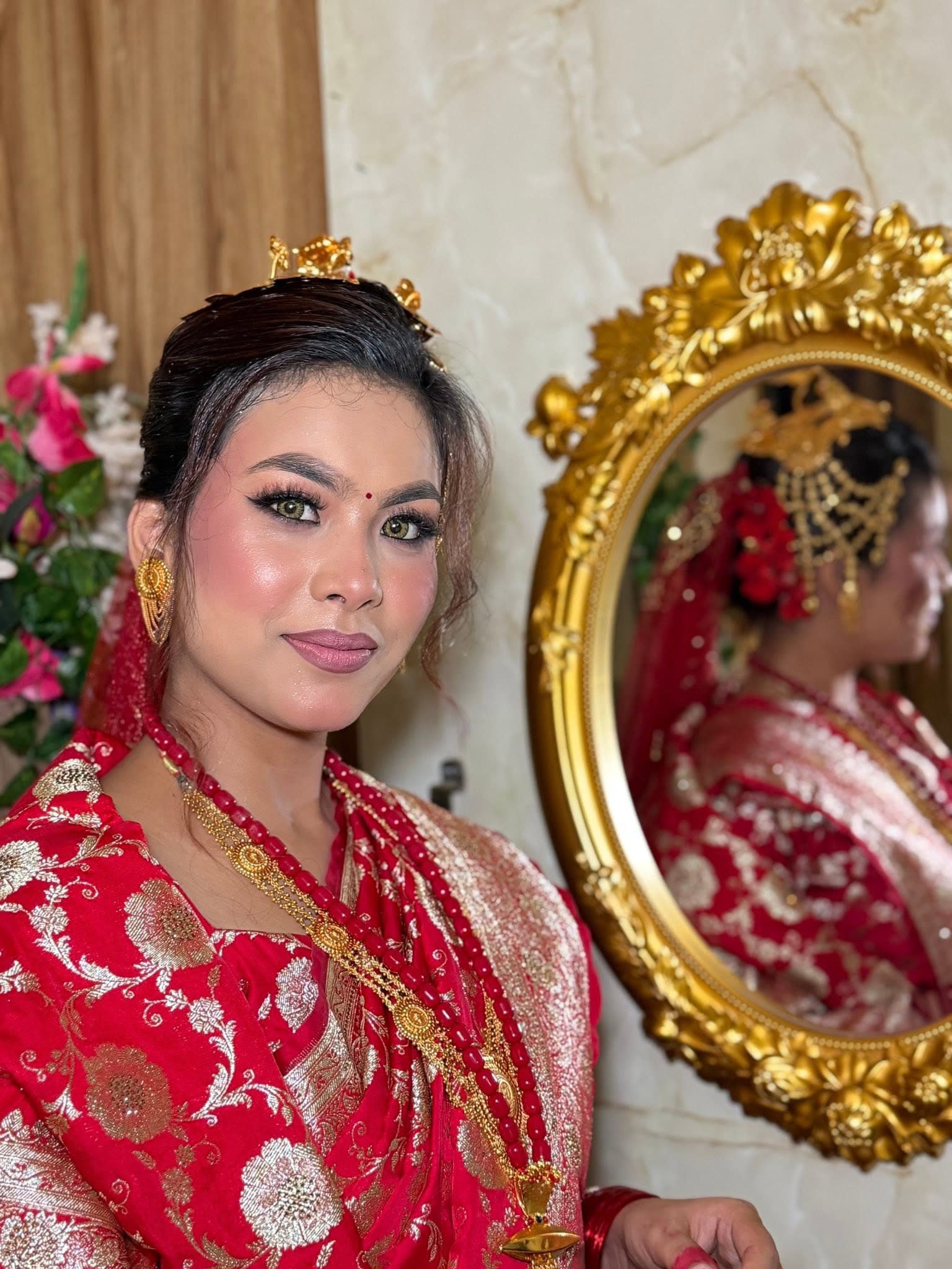 Bridal makeup portrait 8
